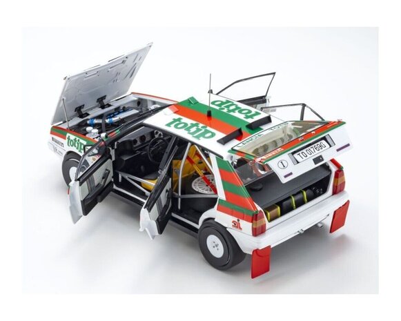 Lancia  Lancia Delta HF Integrale 4WD #1 Team Lancia Totip Winner Rally Targa Florio 1987 (Night Version)- 1:18 - Kyosho Lancia  Lancia Delta HF Integrale 4WD #1 Team Lancia Totip Winner Rally Targa Florio 1987 (Night Version)- 1:18 - Kyosho