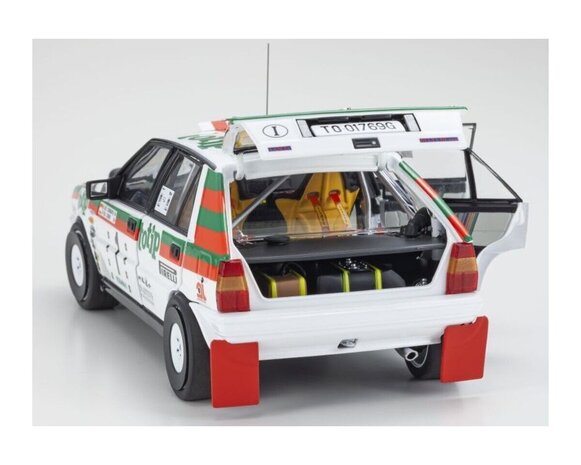 Lancia  Lancia Delta HF Integrale 4WD #1 Team Lancia Totip Winner Rally Targa Florio 1987 (Night Version)- 1:18 - Kyosho Lancia  Lancia Delta HF Integrale 4WD #1 Team Lancia Totip Winner Rally Targa Florio 1987 (Night Version)- 1:18 - Kyosho