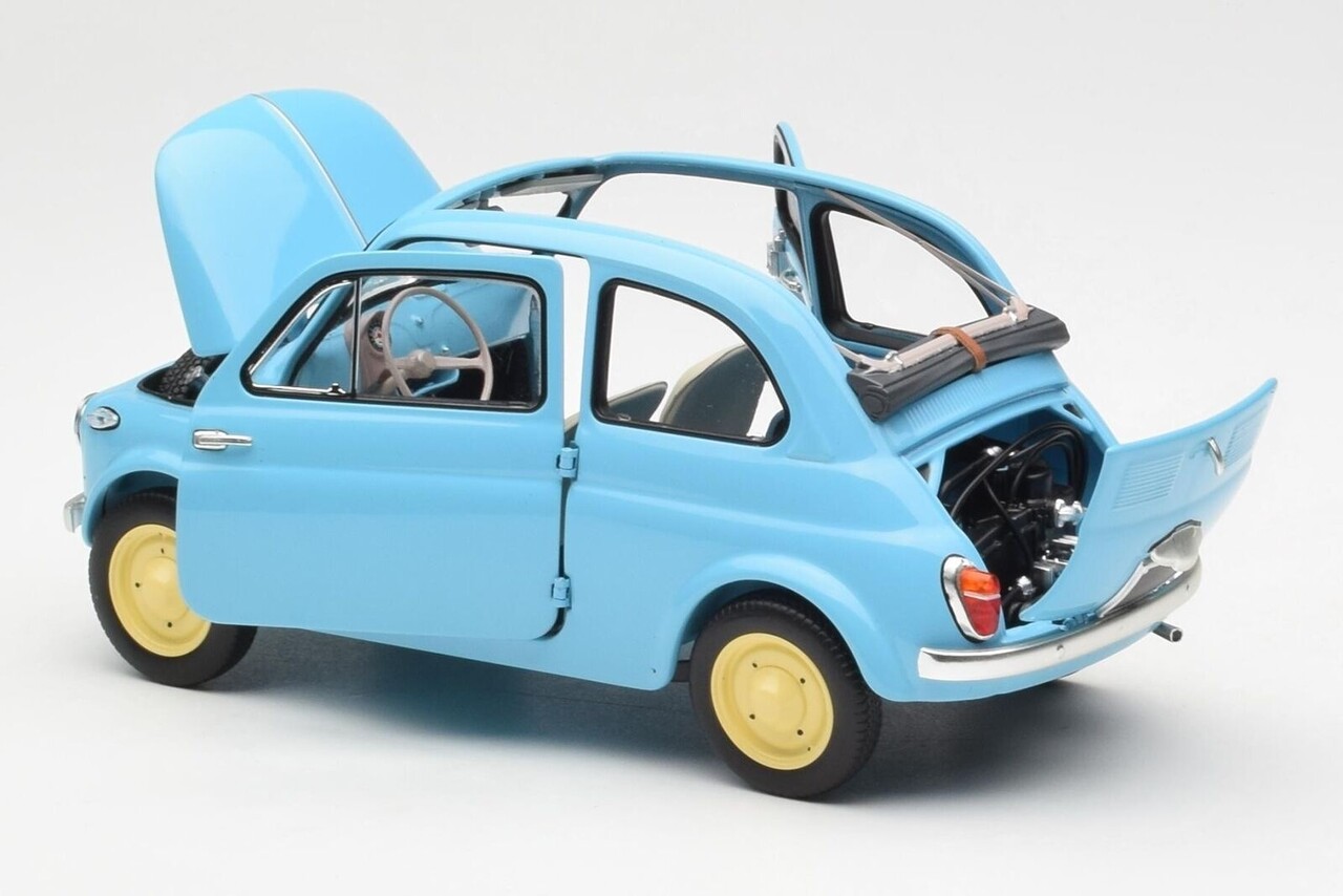 Fiat Fiat 500 D Cabriolet Open 1960 - 1:18 - Kyosho