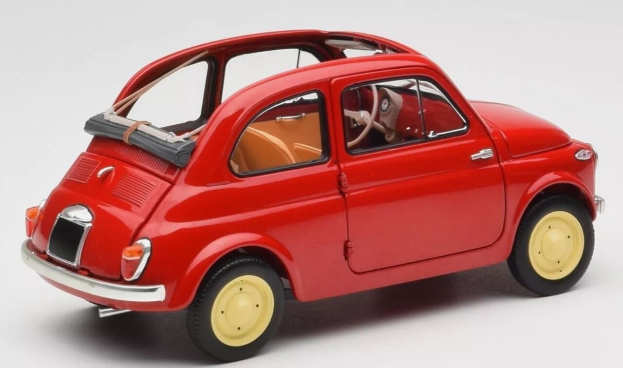 Fiat Fiat 500 D Cabriolet Open 1960 - 1:18 - Kyosho Fiat Fiat 500 D Cabriolet Open 1960 - 1:18 - Kyosho