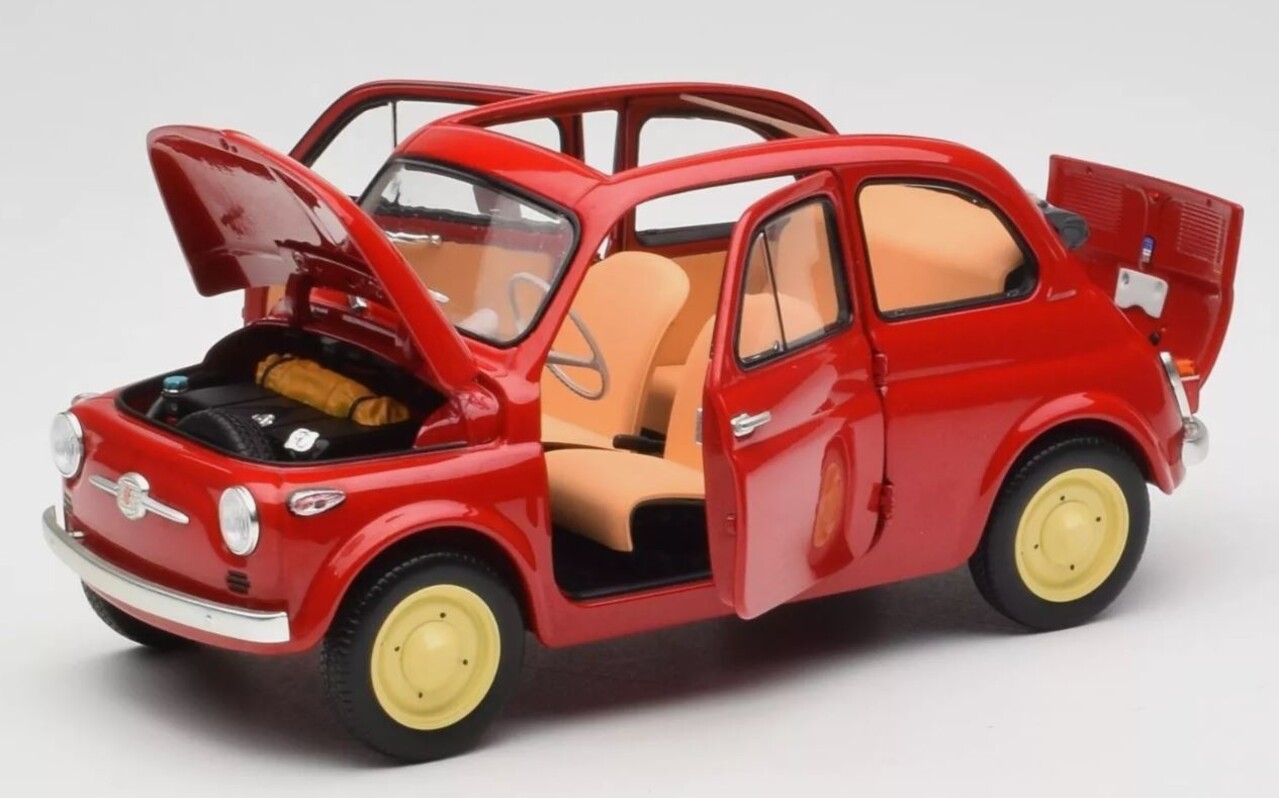 Fiat Fiat 500 D Cabriolet Open 1960 - 1:18 - Kyosho Fiat Fiat 500 D Cabriolet Open 1960 - 1:18 - Kyosho