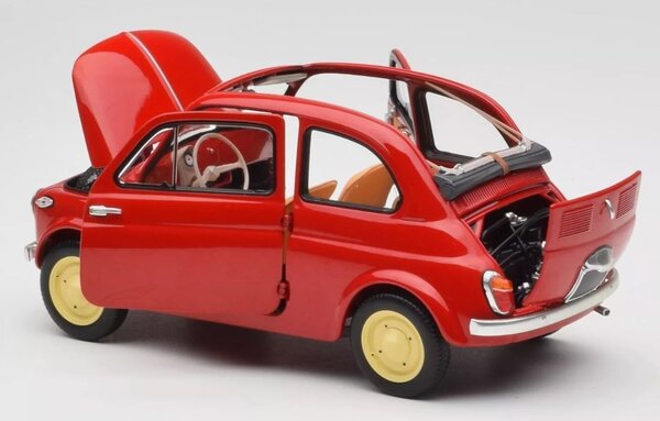 Fiat Fiat 500 D Cabriolet Open 1960 - 1:18 - Kyosho Fiat Fiat 500 D Cabriolet Open 1960 - 1:18 - Kyosho