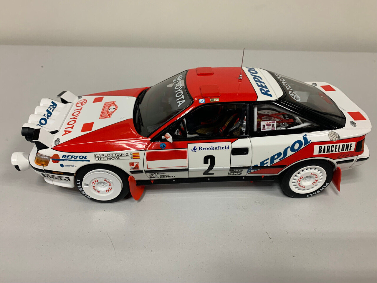 Toyota Toyota Celica GT Four #2 Sainz Winner Rally Monte Carlo 1991 - 1:18 - Kyosho Toyota Toyota Celica GT Four #2 Sainz Winner Rally Monte Carlo 1991 - 1:18 - Kyosho