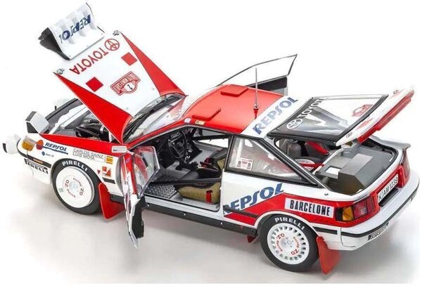 Toyota Toyota Celica GT Four #2 Sainz Winner Rally Monte Carlo 1991 - 1:18 - Kyosho Toyota Toyota Celica GT Four #2 Sainz Winner Rally Monte Carlo 1991 - 1:18 - Kyosho