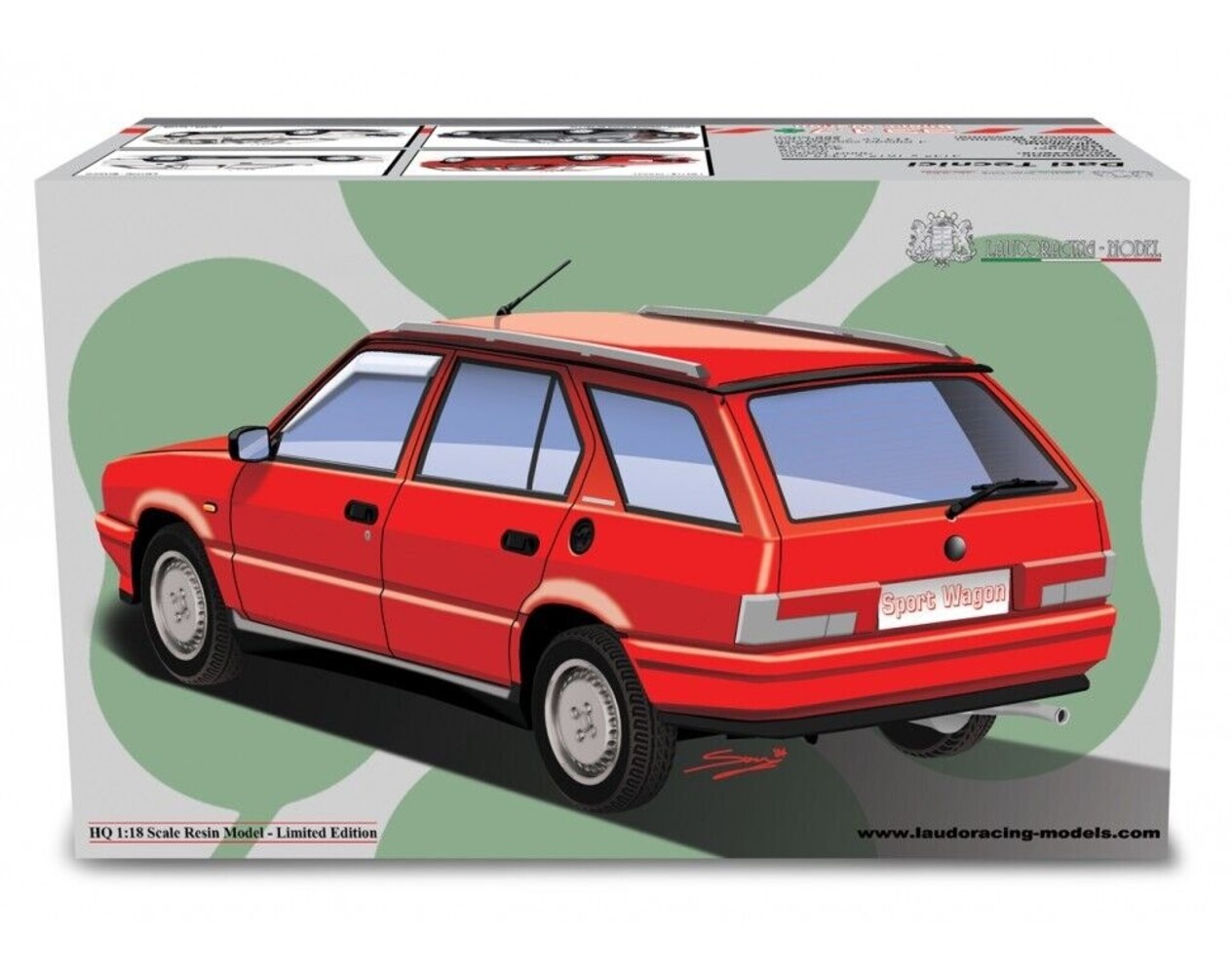 Alfa Romeo Alfa 33 1.7 Sport Wagon Q.V. 1988 - 1:18 - Laudoracing - Model