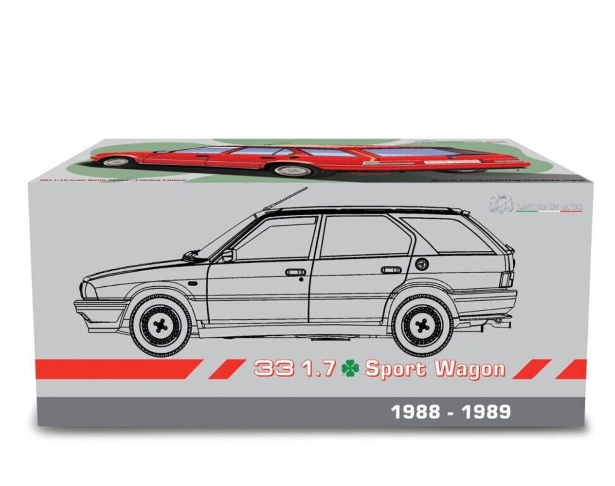 Alfa Romeo Alfa 33 1.7 Sport Wagon Q.V. 1988 - 1:18 - Laudoracing - Model