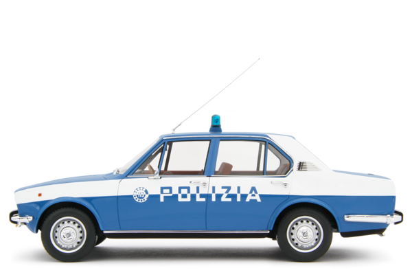 Alfa Romeo Alfa Alfetta 1.8 1972 Polizia - 1:18 - Laudoracing - Model Alfa Romeo Alfa Alfetta 1.8 1972 Polizia - 1:18 - Laudoracing - Model