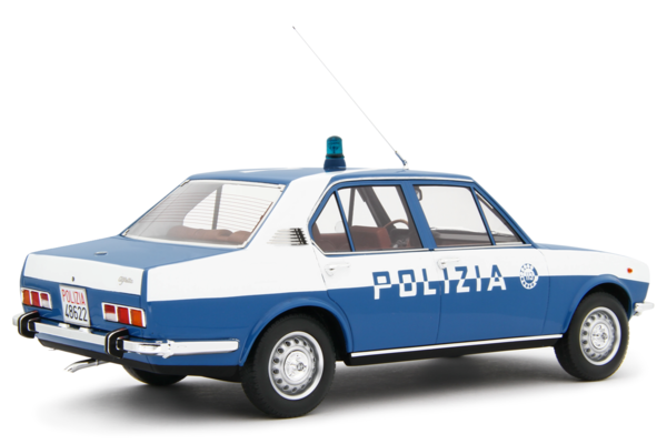 Alfa Romeo Alfa Alfetta 1.8 1972 Polizia - 1:18 - Laudoracing - Model Alfa Romeo Alfa Alfetta 1.8 1972 Polizia - 1:18 - Laudoracing - Model