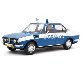 Alfa Romeo Alfa Alfetta 1.8 1972 Polizia - 1:18 - Laudoracing - Model Alfa Romeo Alfa Alfetta 1.8 1972 Polizia - 1:18 - Laudoracing - Model