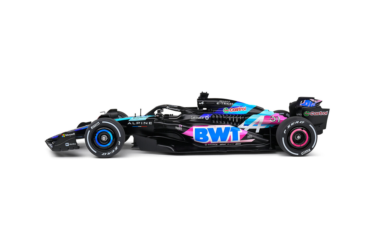 Fomule 1 Alpine A524 #10 (Ocon) Presentation 2024 - 1:18 - Solido Fomule 1 Alpine A524 #10 (Ocon) Presentation 2024 - 1:18 - Solido