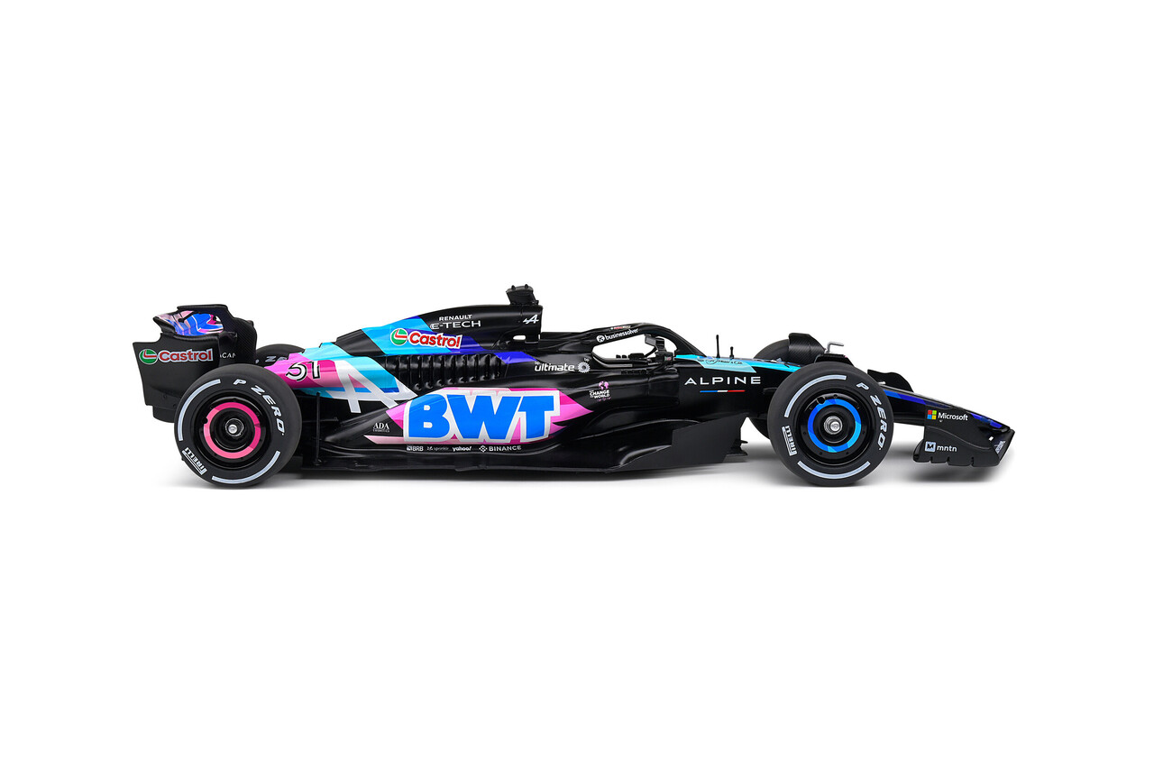 Fomule 1 Alpine A524 #10 (Ocon) Presentation 2024 - 1:18 - Solido Fomule 1 Alpine A524 #10 (Ocon) Presentation 2024 - 1:18 - Solido