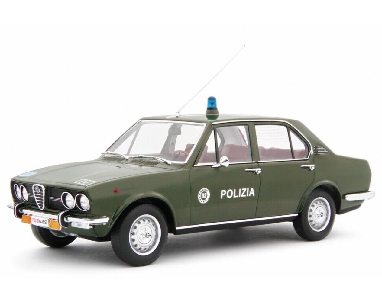 Alfa Romeo Alfa Alfetta 1.8 1972 Polizia - 1:18 - Laudoracing - Model