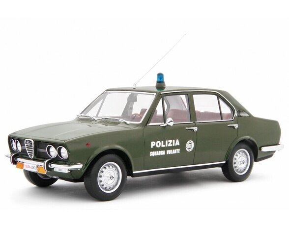 Alfa Romeo Alfa Alfetta 1.8 1972 Polizia Squadra Volante - 1:18 - Laudoracing - Model Alfa Romeo Alfa Alfetta 1.8 1972 Polizia Squadra Volante - 1:18 - Laudoracing - Model