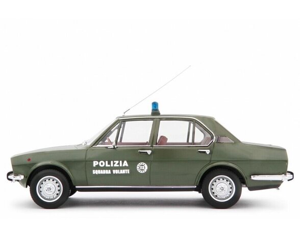 Alfa Romeo Alfa Alfetta 1.8 1972 Polizia Squadra Volante - 1:18 - Laudoracing - Model Alfa Romeo Alfa Alfetta 1.8 1972 Polizia Squadra Volante - 1:18 - Laudoracing - Model