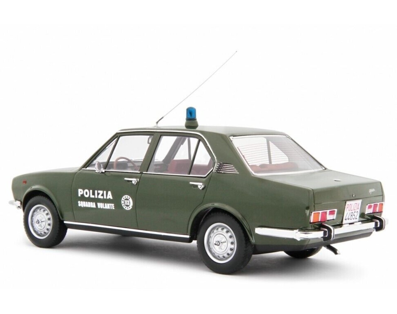Alfa Romeo Alfa Alfetta 1.8 1972 Polizia Squadra Volante - 1:18 - Laudoracing - Model Alfa Romeo Alfa Alfetta 1.8 1972 Polizia Squadra Volante - 1:18 - Laudoracing - Model