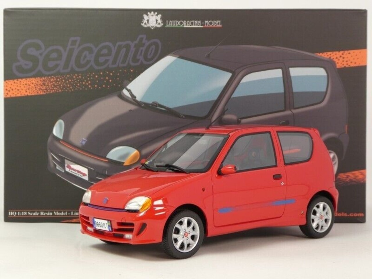 Fiat Fiat 600 Sporting Abarth 1998 - 1:18 - Laudoracing - Model