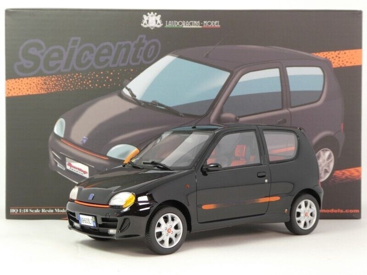 Fiat Fiat 600 Sporting Abarth 1998 - 1:18 - Laudoracing - Model