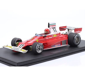Formule 1 Ferrari 312T #12 Team Ferrari Sefac World  Champion Winner GP Belgium Zolder 1975 + Pilot Figure - 1:12 - GP Replicas Formule 1 Ferrari 312T #12 Team Ferrari Sefac World  Champion Winner GP Belgium Zolder 1975 + Pilot Figure - 1:12 - GP Replicas