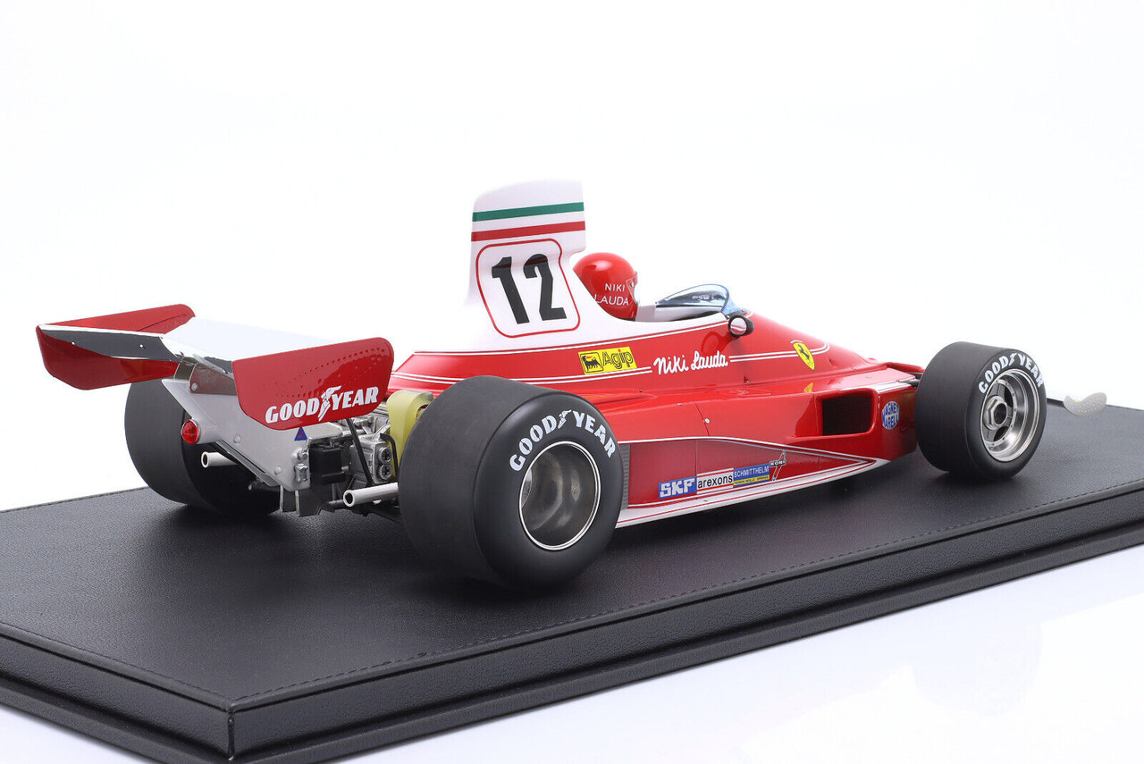 Formule 1 Ferrari 312T #12 Team Ferrari Sefac World  Champion Winner GP Belgium Zolder 1975 + Pilot Figure - 1:12 - GP Replicas Formule 1 Ferrari 312T #12 Team Ferrari Sefac World  Champion Winner GP Belgium Zolder 1975 + Pilot Figure - 1:12 - GP Replicas