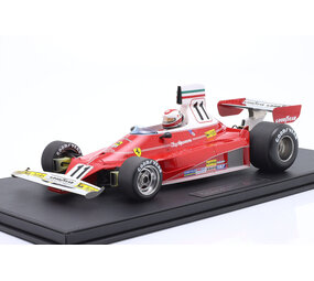 Formule 1 Ferrari 312T #11 Team Ferrari Sefac World  Champion Winner GP Monza Italy 1975 + Pilot Figure - 1:12 - GP Replicas Formule 1 Ferrari 312T #11 Team Ferrari Sefac World  Champion Winner GP Monza Italy 1975 + Pilot Figure - 1:12 - GP Replicas