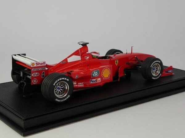 Formule 1 Ferrari 399 Scureria Ferrari #4 2nd GP Monaco 1999 + Pilot Figure Eddie Irvine - 1:18 - GP Replicas Formule 1 Ferrari 399 Scureria Ferrari #4 2nd GP Monaco 1999 + Pilot Figure Eddie Irvine - 1:18 - GP Replicas