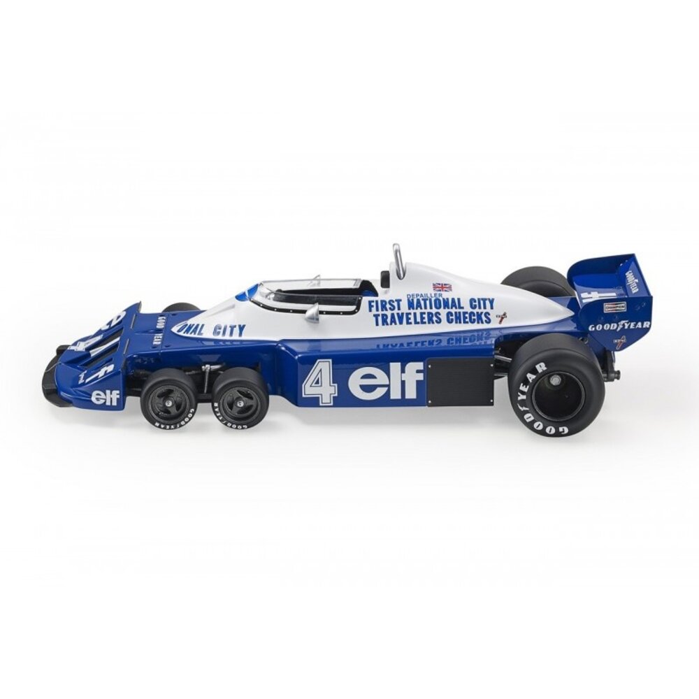 Formule 1 Tyrrell P34/2 #4 Elf Ford Six Wheels  GP Season 1977 P.Depailler - 1:18 - GP Replicas Formule 1 Tyrrell P34/2 #4 Elf Ford Six Wheels  GP Season 1977 P.Depailler - 1:18 - GP Replicas