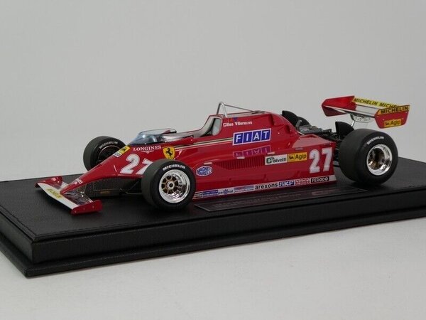 Formule 1 Ferrari 126CX Comprex Turbo #27 GP USA Long Beach 1981 - 1:18 - GP Replicas Formule 1 Ferrari 126CX Comprex Turbo #27 GP USA Long Beach 1981 - 1:18 - GP Replicas