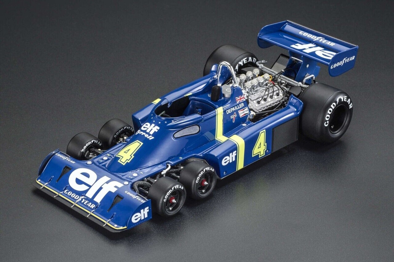 Formule 1 Tyrrell P34 Elf #4 6 Wheels 2nd GP Sweden 1976 P. Depailler - 1:18 - GP Replicas Formule 1 Tyrrell P34 Elf #4 6 Wheels 2nd GP Sweden 1976 P. Depailler - 1:18 - GP Replicas