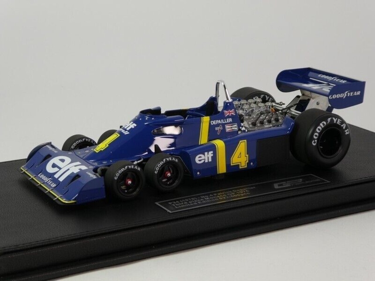 Formule 1 Tyrrell P34 Elf #4 6 Wheels 3rd GP Monaco 1976 P. Depailler - 1:18 - GP Replicas Formule 1 Tyrrell P34 Elf #4 6 Wheels 3rd GP Monaco 1976 P. Depailler - 1:18 - GP Replicas