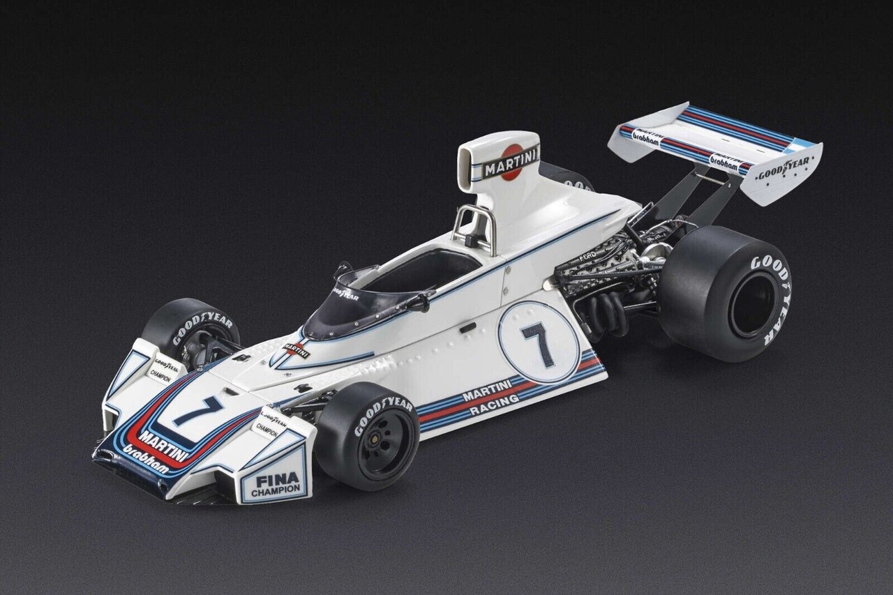 Formule 1 Brabham Ford BT44B #7 Martini Season 1975 C.Reutemann - 1:18 - GP Replicas Formule 1 Brabham Ford BT44B #7 Martini Season 1975 C.Reutemann - 1:18 - GP Replicas