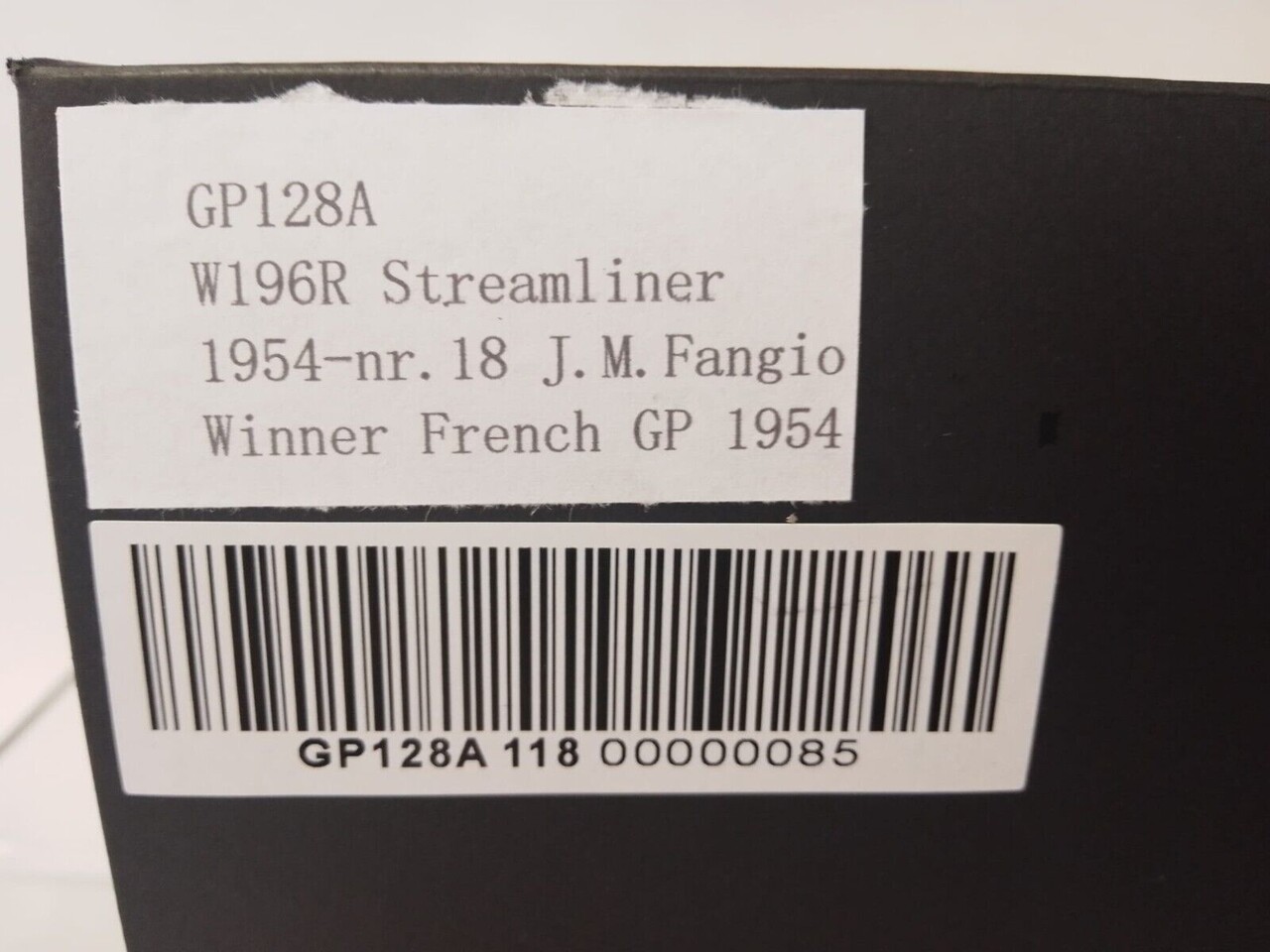Formule 1 Mercedes-Benz W196R Streamliner #18 Winner GP France J.M.Fangio 1954 - 1:18 - GP Replicas Formule 1 Mercedes-Benz W196R Streamliner #18 Winner GP France J.M.Fangio 1954 - 1:18 - GP Replicas