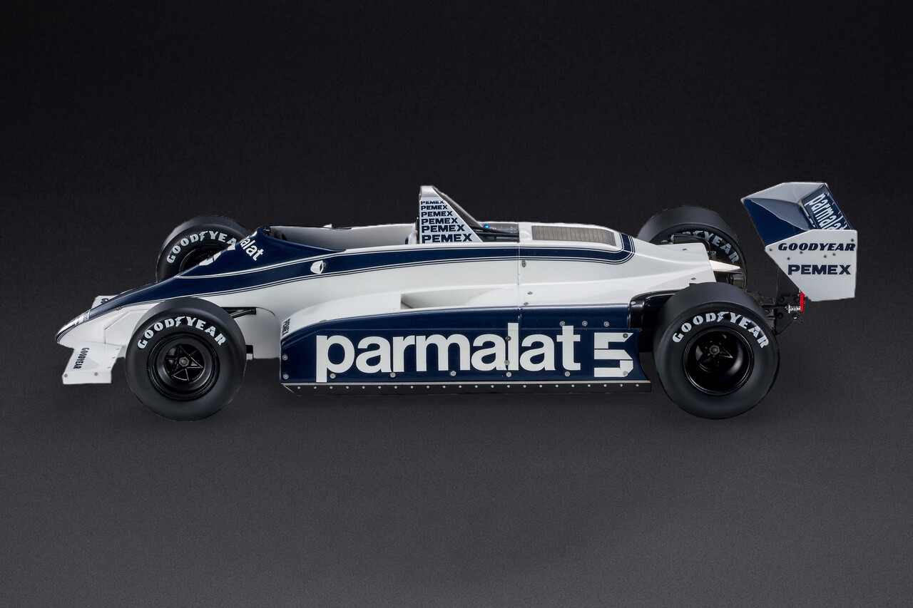 Formule 1 Brabham BT49C #5 Parmalat Racing Team Winner GP Germany 1981 N.Piquet  - 1:18 - GP Replicas Formule 1 Brabham BT49C #5 Parmalat Racing Team Winner GP Germany 1981 N.Piquet  - 1:18 - GP Replicas