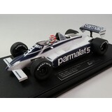 Formule 1 Brabham BT49C #5 Parmalat Racing Team Winner GP Germany 1981 + Pilot Figure N.Piquet - 1:18 - GP Replicas Formule 1 Brabham BT49C #5 Parmalat Racing Team Winner GP Germany 1981 + Pilot Figure N.Piquet - 1:18 - GP Replicas
