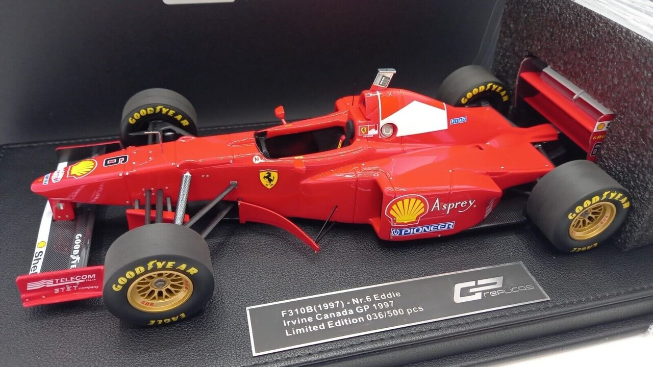 Formule 1 Ferrari 310B #6 Team Scuderia Ferrari Marlboro GP Canada 1997 E.Irvine - 1:18 - GP Replicas Formule 1 Ferrari 310B #6 Team Scuderia Ferrari Marlboro GP Canada 1997 E.Irvine - 1:18 - GP Replicas