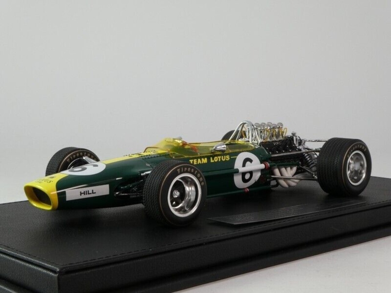 Formule 1 Lotus 49 #6 Pole Position + 2nd GP Watkins Glen USA 1967 Graham Hill- 1:18 - GP Replicas