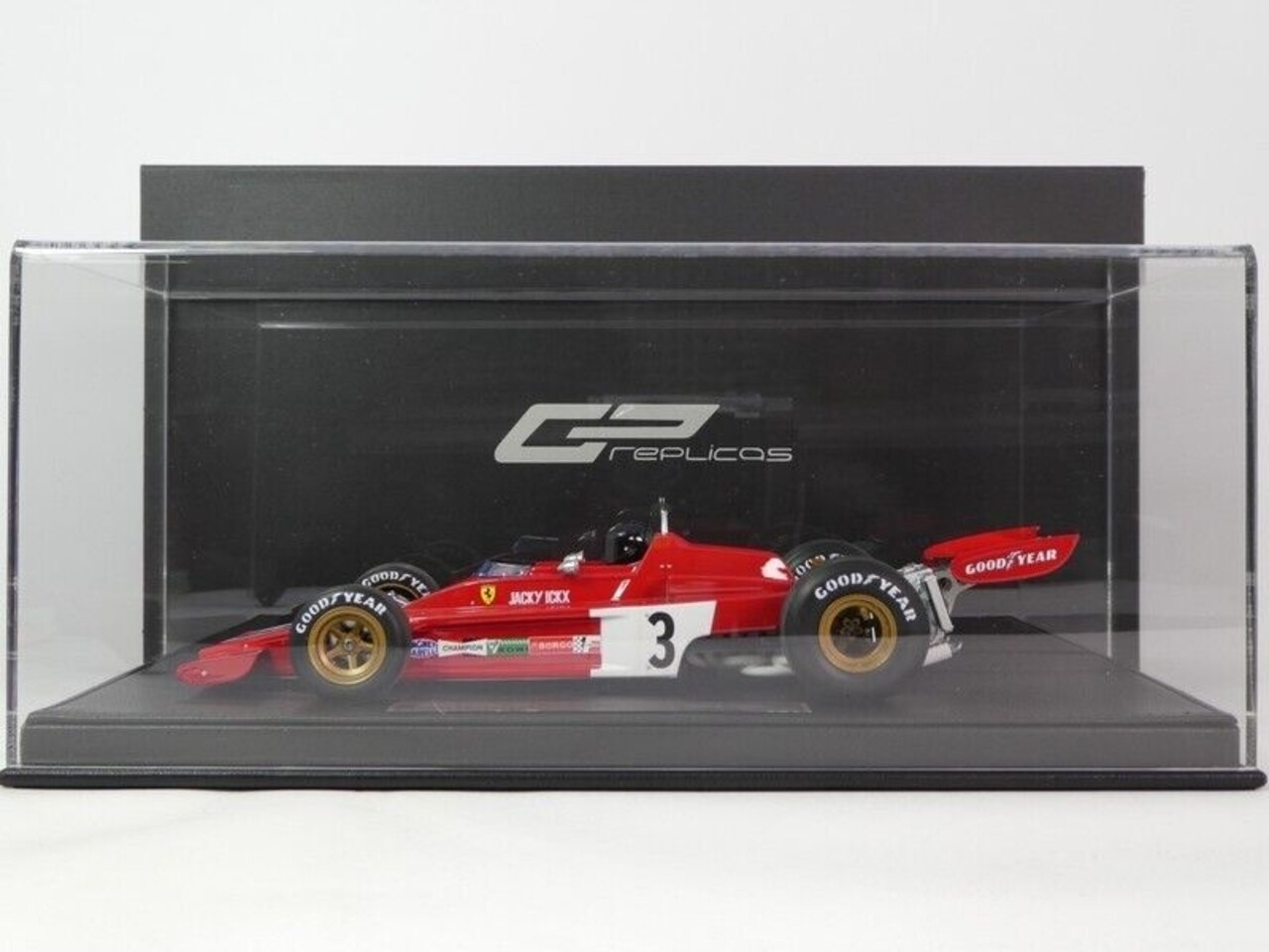 Formule 1 FFerrari 312B3 #3 GP Monte Carlo Monaco 1973 Jacky Ickx + Pilot Driver - 1:18 - GP Replicas