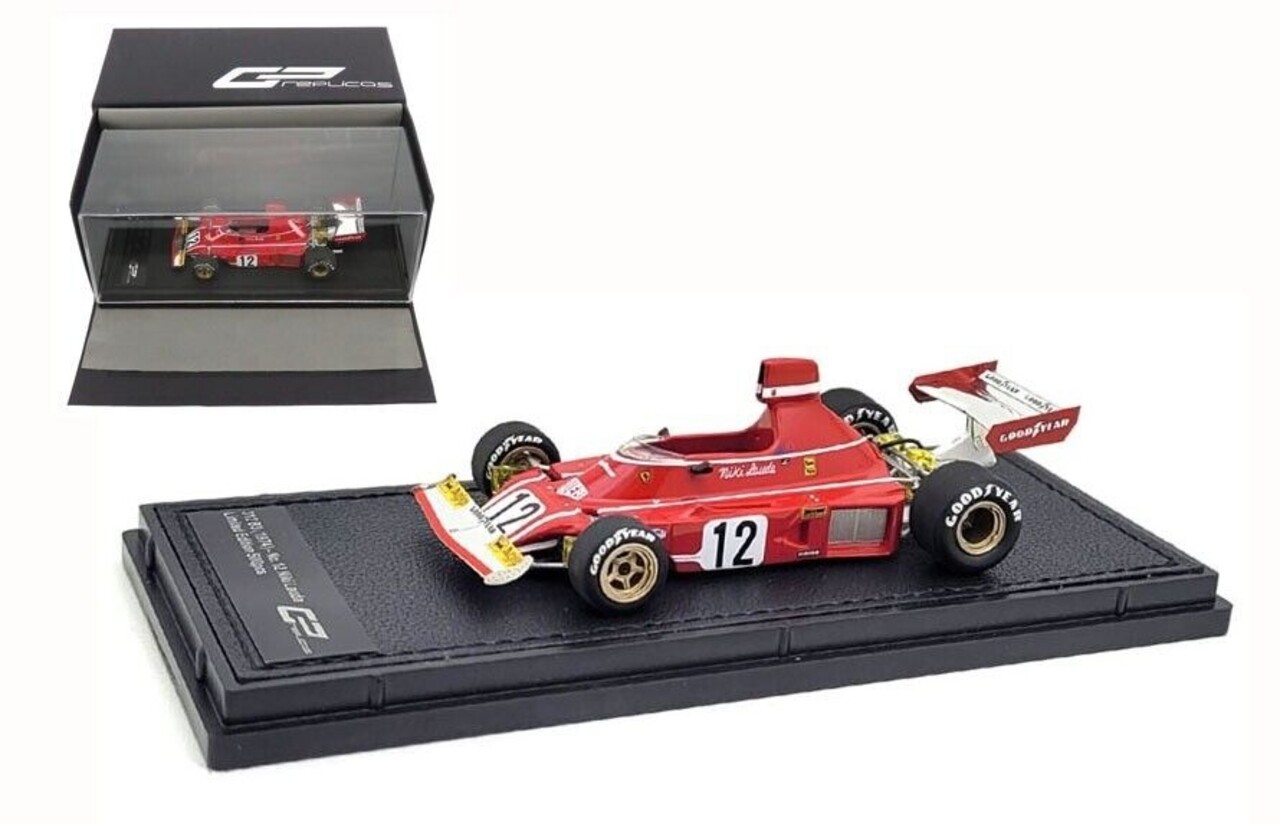 Formule 1 Ferrari 312B3 #12 Season 1974 And First Two Race 1975 World Champion) N.Lauda  - 1:43 - GP Replicas Formule 1 Ferrari 312B3 #12 Season 1974 And First Two Race 1975 World Champion) N.Lauda  - 1:43 - GP Replicas