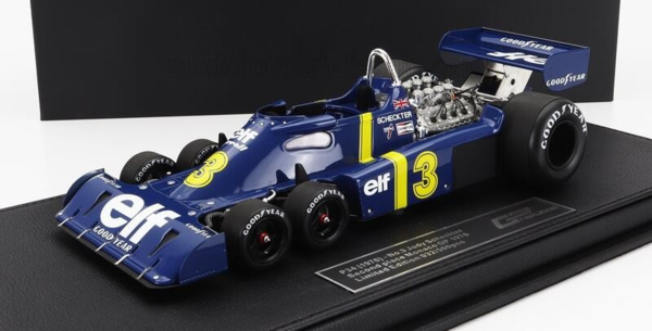 Formule 1 Tyrrell P34 Elf #3 6 Wheels GP Monaco 1976 J.Scheckter - 1:18 - GP Replicas Formule 1 Tyrrell P34 Elf #3 6 Wheels GP Monaco 1976 J.Scheckter - 1:18 - GP Replicas