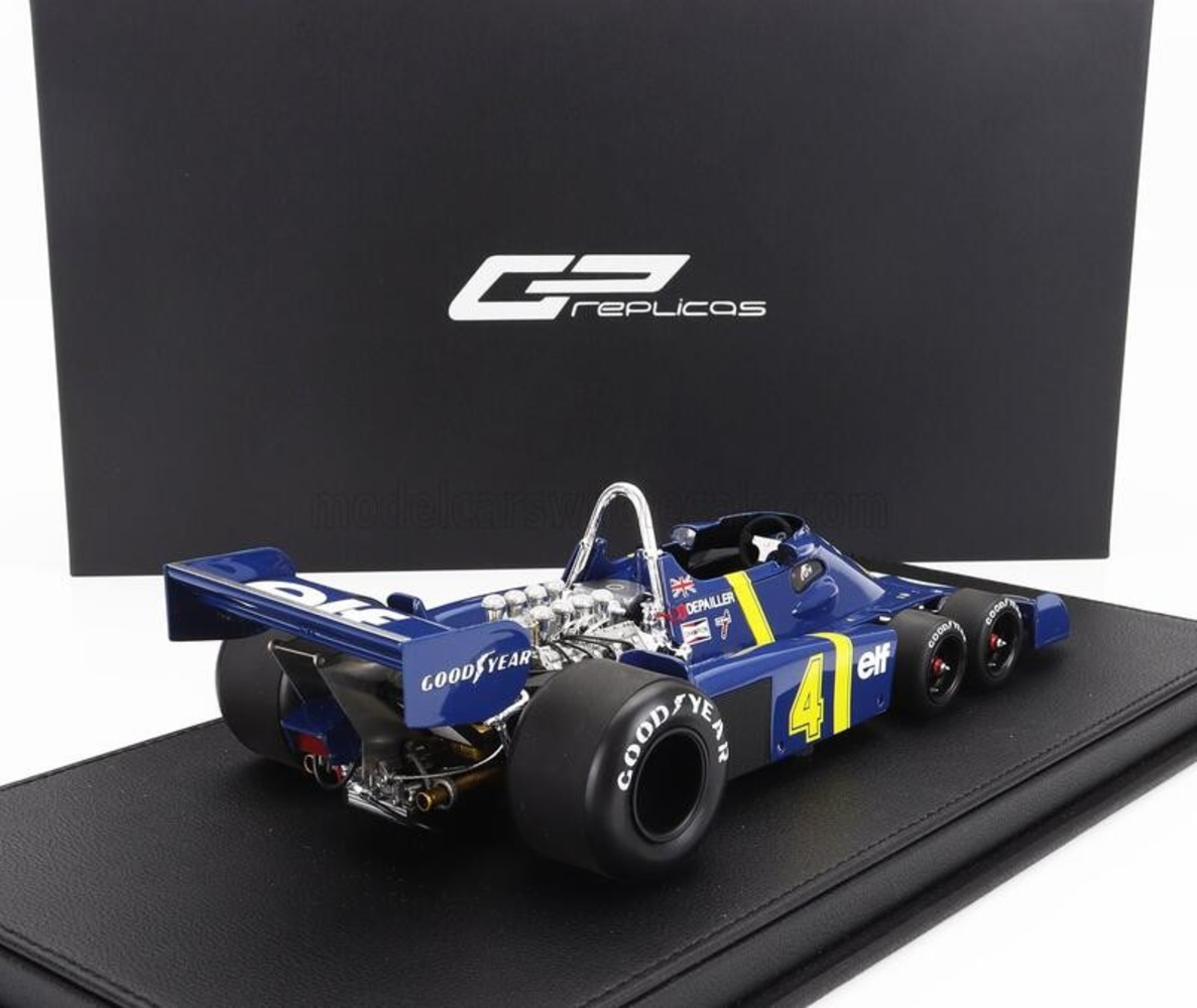 Formule 1 Tyrrell P34 Elf #3 6 Wheels GP Monaco 1976 J.Scheckter - 1:18 - GP Replicas Formule 1 Tyrrell P34 Elf #3 6 Wheels GP Monaco 1976 J.Scheckter - 1:18 - GP Replicas