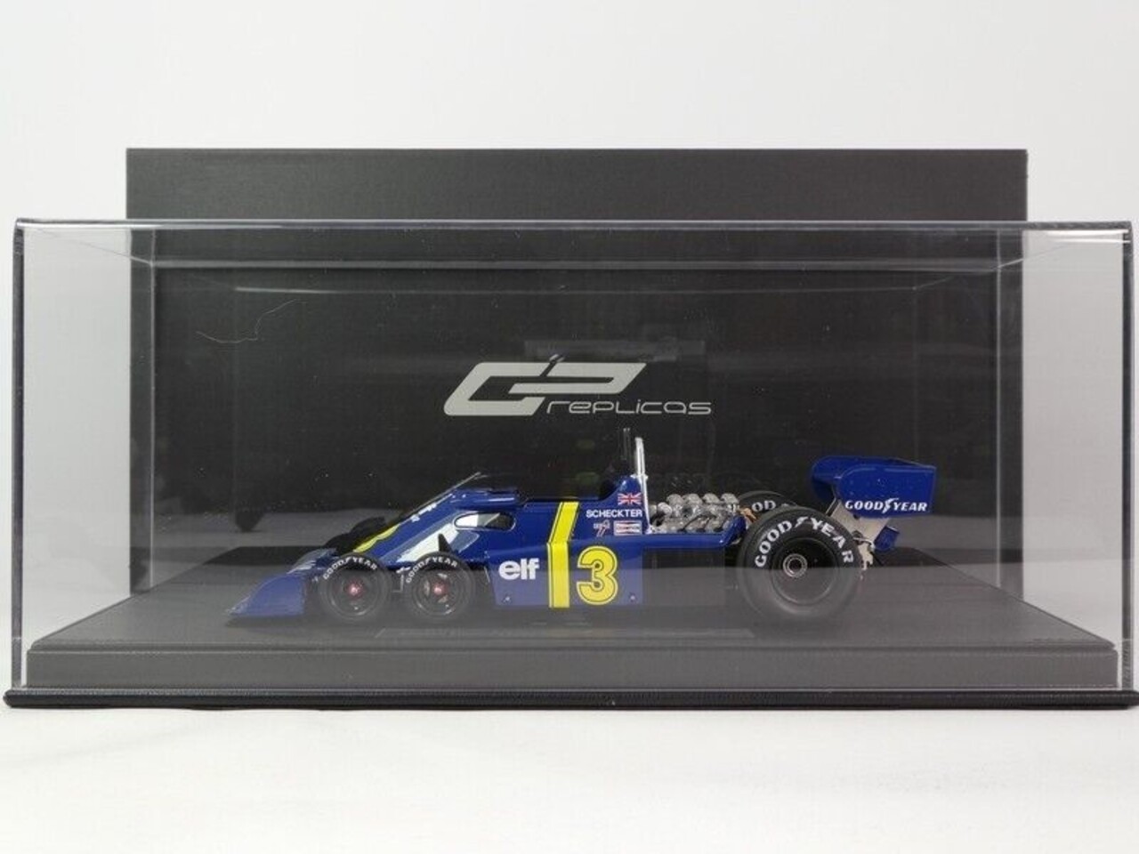 Formule 1 Tyrrell P34 Elf #3 6 Wheels GP Monaco 1976 J.Scheckter - 1:18 - GP Replicas Formule 1 Tyrrell P34 Elf #3 6 Wheels GP Monaco 1976 J.Scheckter - 1:18 - GP Replicas