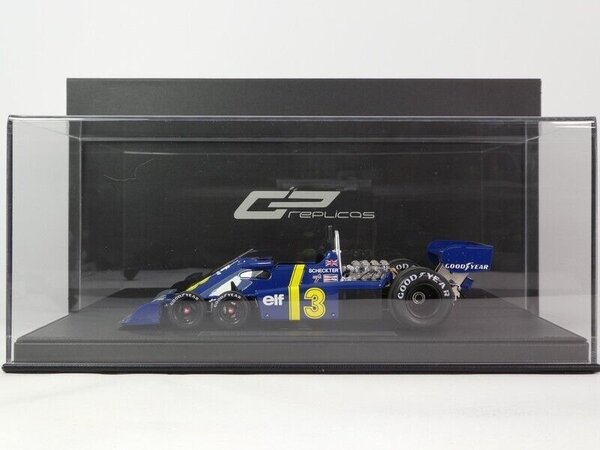 Formule 1 Tyrrell P34 Elf #3 6 Wheels GP Monaco 1976 J.Scheckter - 1:18 - GP Replicas Formule 1 Tyrrell P34 Elf #3 6 Wheels GP Monaco 1976 J.Scheckter - 1:18 - GP Replicas