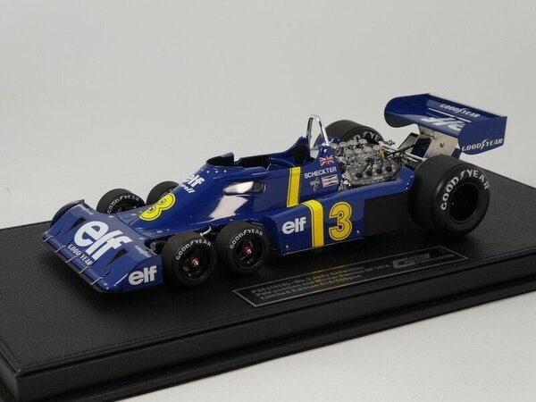 Formule 1 Tyrrell P34 Elf #3 6 Wheels Winner GP Sweden 1976 J.Scheckter - 1:18 - GP Replicas