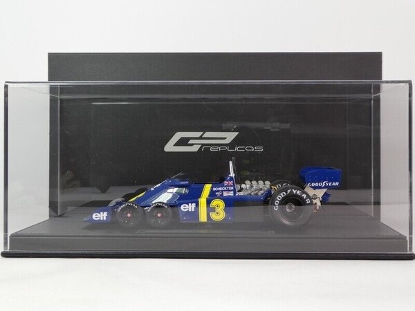 Formule 1 Tyrrell P34 Elf #3 6 Wheels Winner GP Sweden 1976 J.Scheckter - 1:18 - GP Replicas