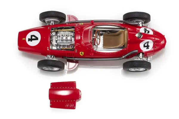Formule 1 Ferrari Dino 246 #4 Scuderia Ferrari Team Winner French GP World Champion M.Hawthorn - 1:18 - GP Replicas Formule 1 Ferrari Dino 246 #4 Scuderia Ferrari Team Winner French GP World Champion M.Hawthorn - 1:18 - GP Replicas