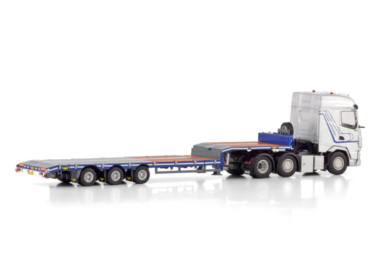Daf DAF XG 6x2 Twin Steer + Semi Low Loader 3 Axle 'Mulder Montage' -1:50 - WSI Models Daf DAF XG 6x2 Twin Steer + Semi Low Loader 3 Axle 'Mulder Montage' -1:50 - WSI Models