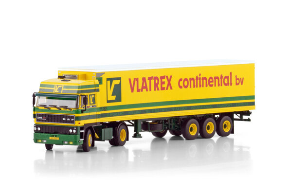Daf DAF 3300 Space Cab 4x2 + Semi Reefer Trailer 3 Axle 'Vlatrex' - 1:50 - WSI Models Daf DAF 3300 Space Cab 4x2 + Semi Reefer Trailer 3 Axle 'Vlatrex' - 1:50 - WSI Models