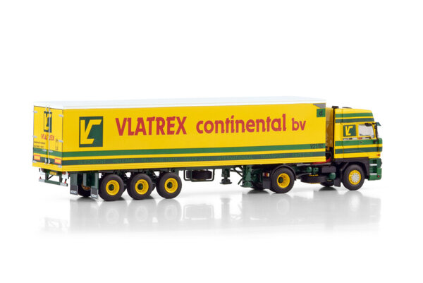 Daf DAF 3300 Space Cab 4x2 + Semi Reefer Trailer 3 Axle 'Vlatrex' - 1:50 - WSI Models Daf DAF 3300 Space Cab 4x2 + Semi Reefer Trailer 3 Axle 'Vlatrex' - 1:50 - WSI Models