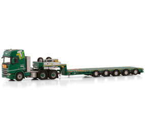 Scania Scania R Highline CR20H 6x4 +Manoovr Low Loader 5 Axle 'Thevenon Transports Spéciaux'  - 1:50 - WSI Models Scania Scania R Highline CR20H 6x4 +Manoovr Low Loader 5 Axle 'Thevenon Transports Spéciaux'  - 1:50 - WSI Models