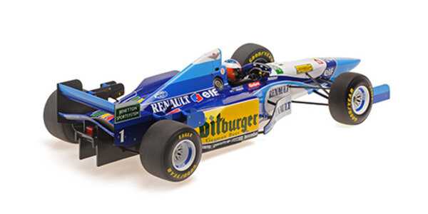 Formule 1 Benetton Renault B195 Schumacher World Champion 1995 - 1:12 - Minichamps Formule 1 Benetton Renault B195 Schumacher World Champion 1995 - 1:12 - Minichamps