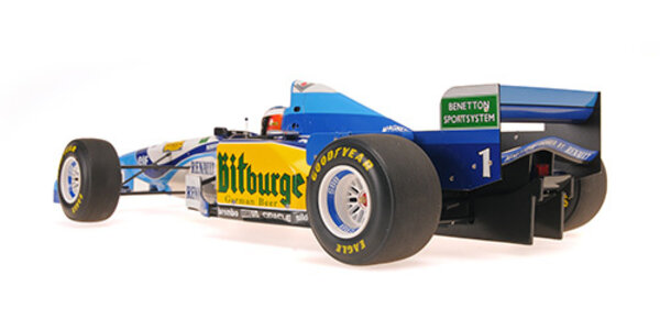 Formule 1 Benetton Renault B195 Schumacher World Champion 1995 - 1:12 - Minichamps Formule 1 Benetton Renault B195 Schumacher World Champion 1995 - 1:12 - Minichamps